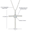 Mothers day, Thank you Cross CZ pendant