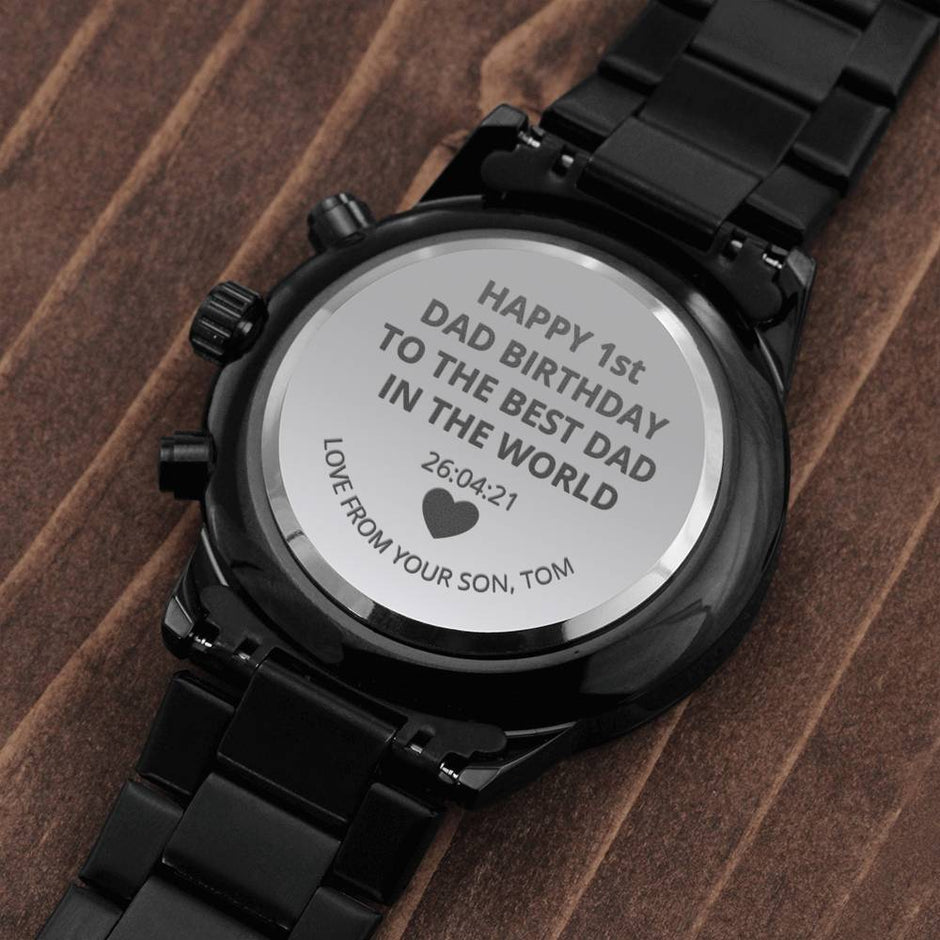Gift Message Watch for 1st time dad