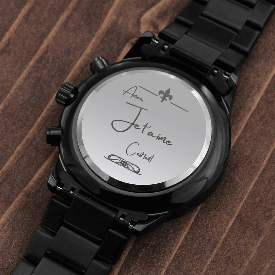 The French Gift Message Watch for him