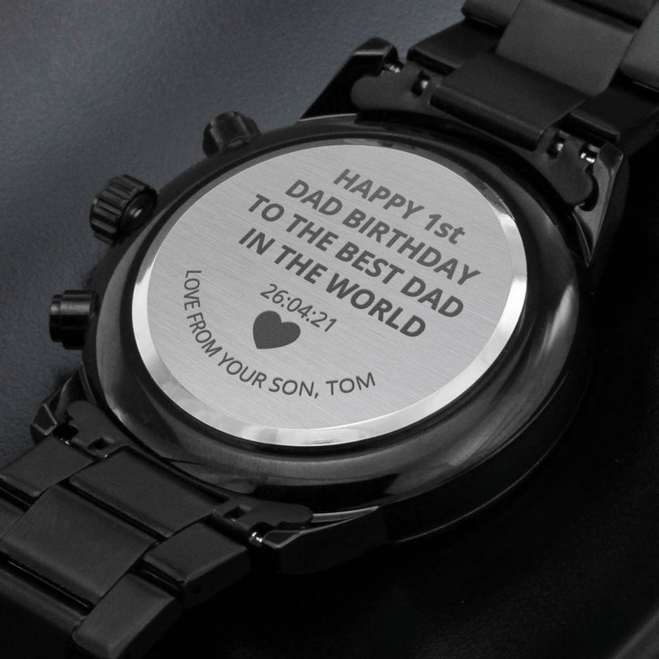 Gift Message Watch for 1st time dad