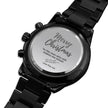 Gift Message Engraved  Christmas Watch