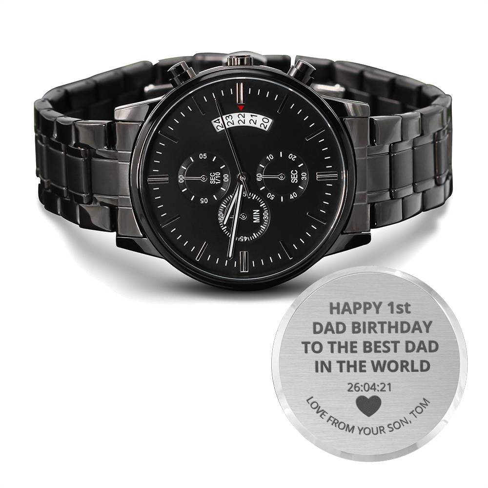 Gift Message Watch for 1st time dad
