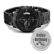 Gift Message Biker Personalized Watch