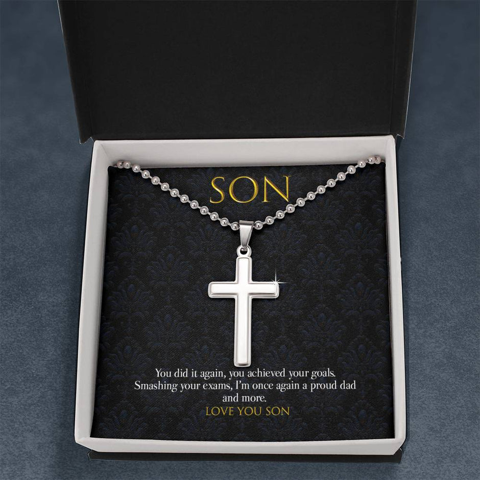 Gift Message graduation pendant for son