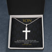 Gift Message graduation pendant for son