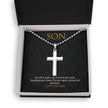 Gift Message graduation pendant for son