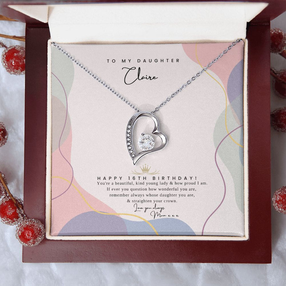 Daughters 16th Birthday pendant