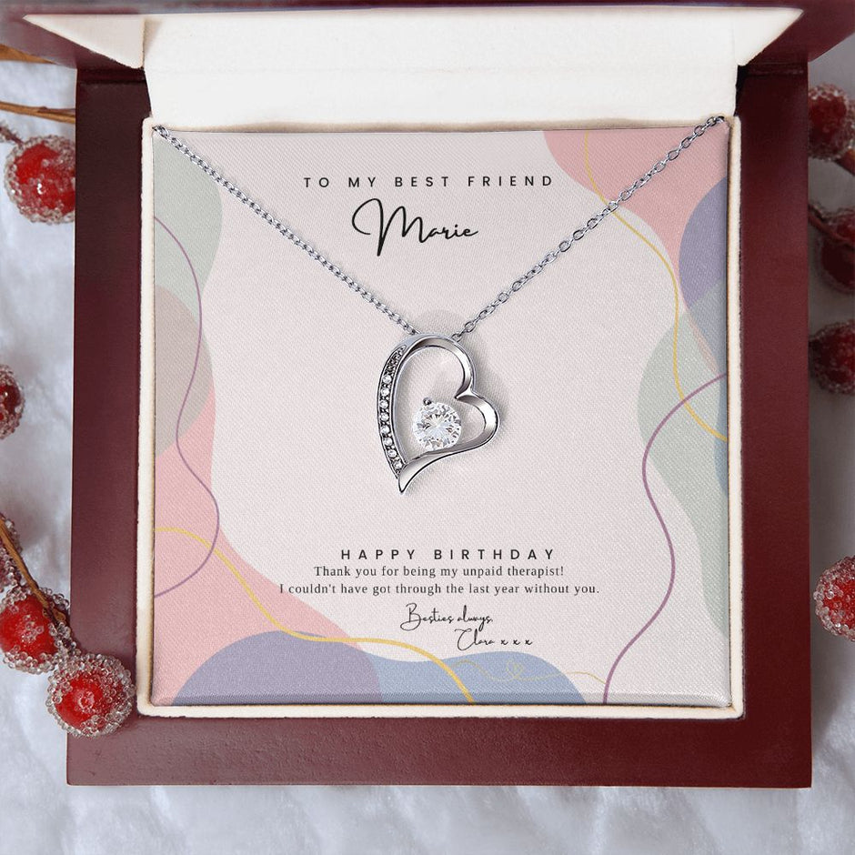 Best friend Heart pendant