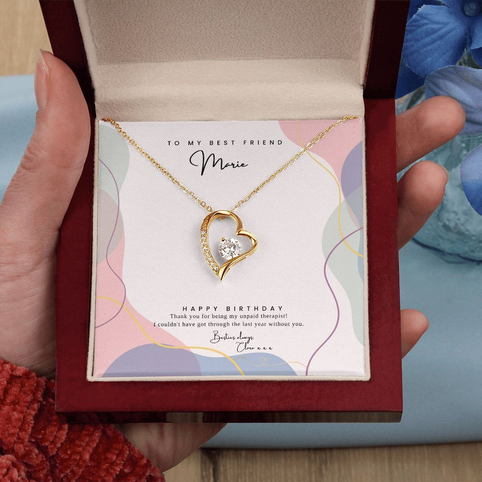 Best friend Heart pendant
