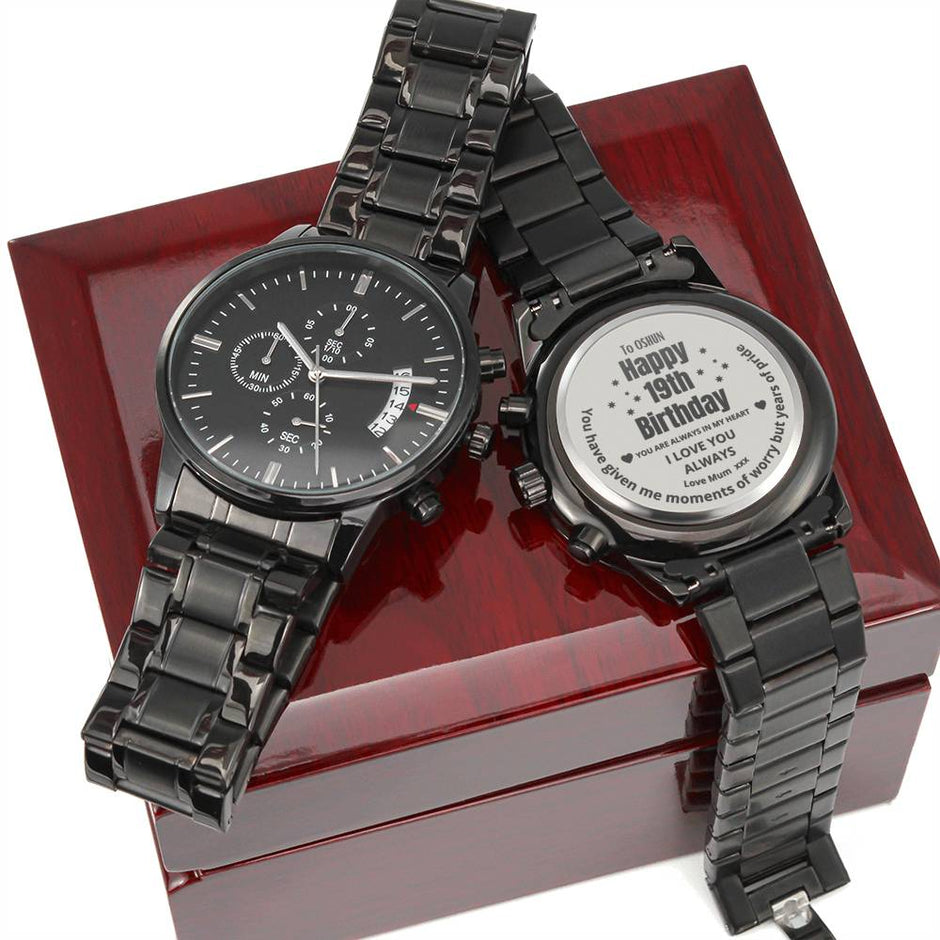 Gift Message 19th Birthday Watch