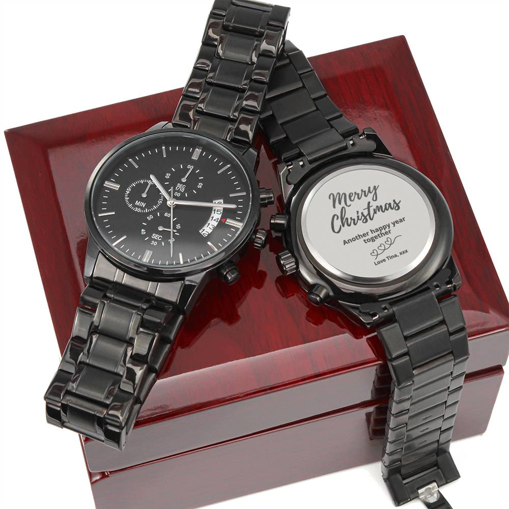 Gift Message, Personalized Christmas Watch