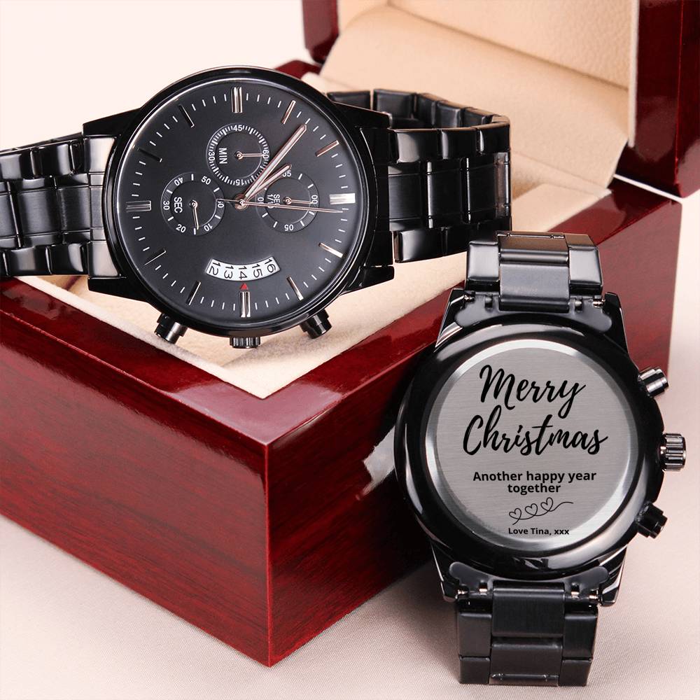 Gift Message, Personalized Christmas Watch