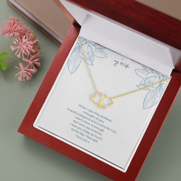 To my wife, Pure Love Gold Necklace