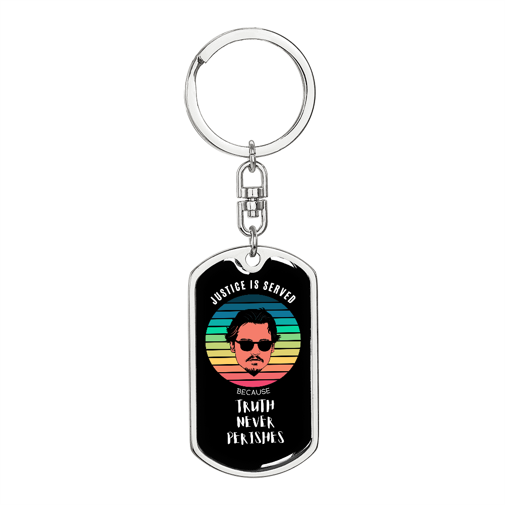 Truth Never Perishes, Johnny Depp Keepsake Keyring 