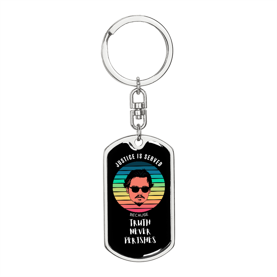 Truth Never Perishes, Johnny Depp Keepsake Keyring 
