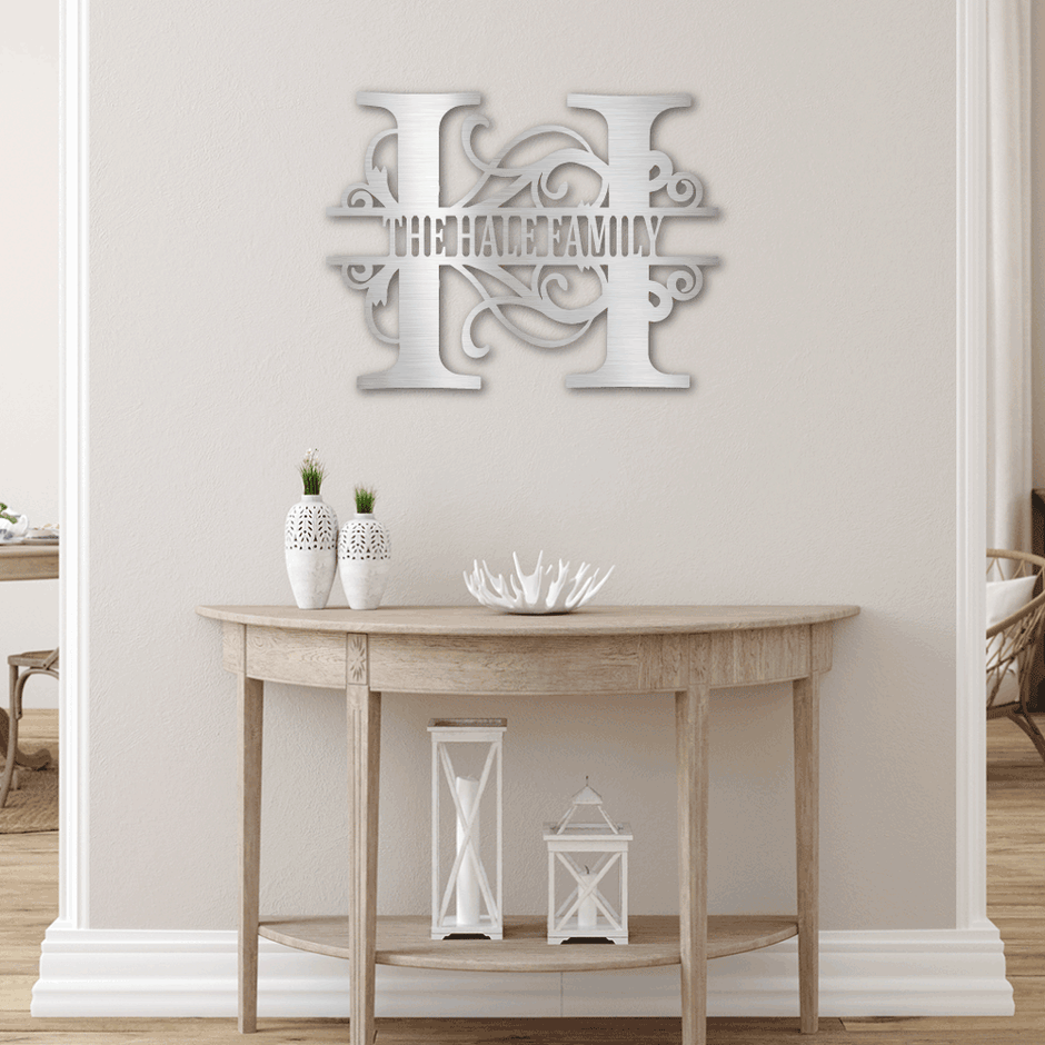The Gift Message, Personalised Filagree Family Wall art
