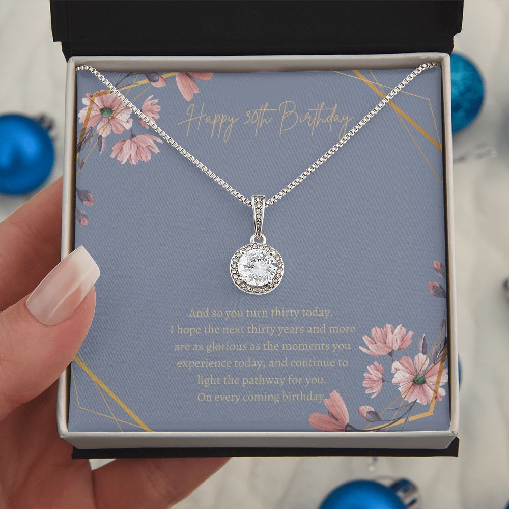 Happy 30th Bloom Necklace