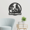 The Gift Message, Personalised Cabin Life Home Wall art