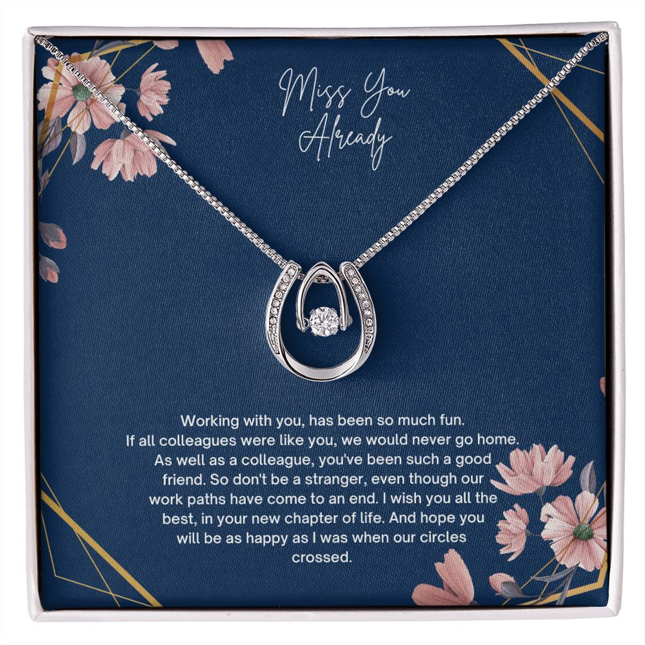 Miss you already colleague Necklace