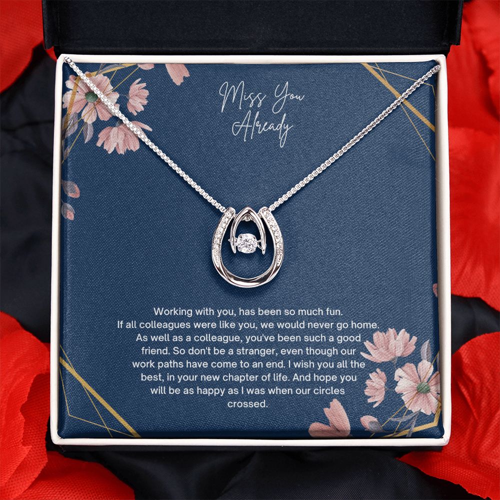 Miss you already colleague Necklace