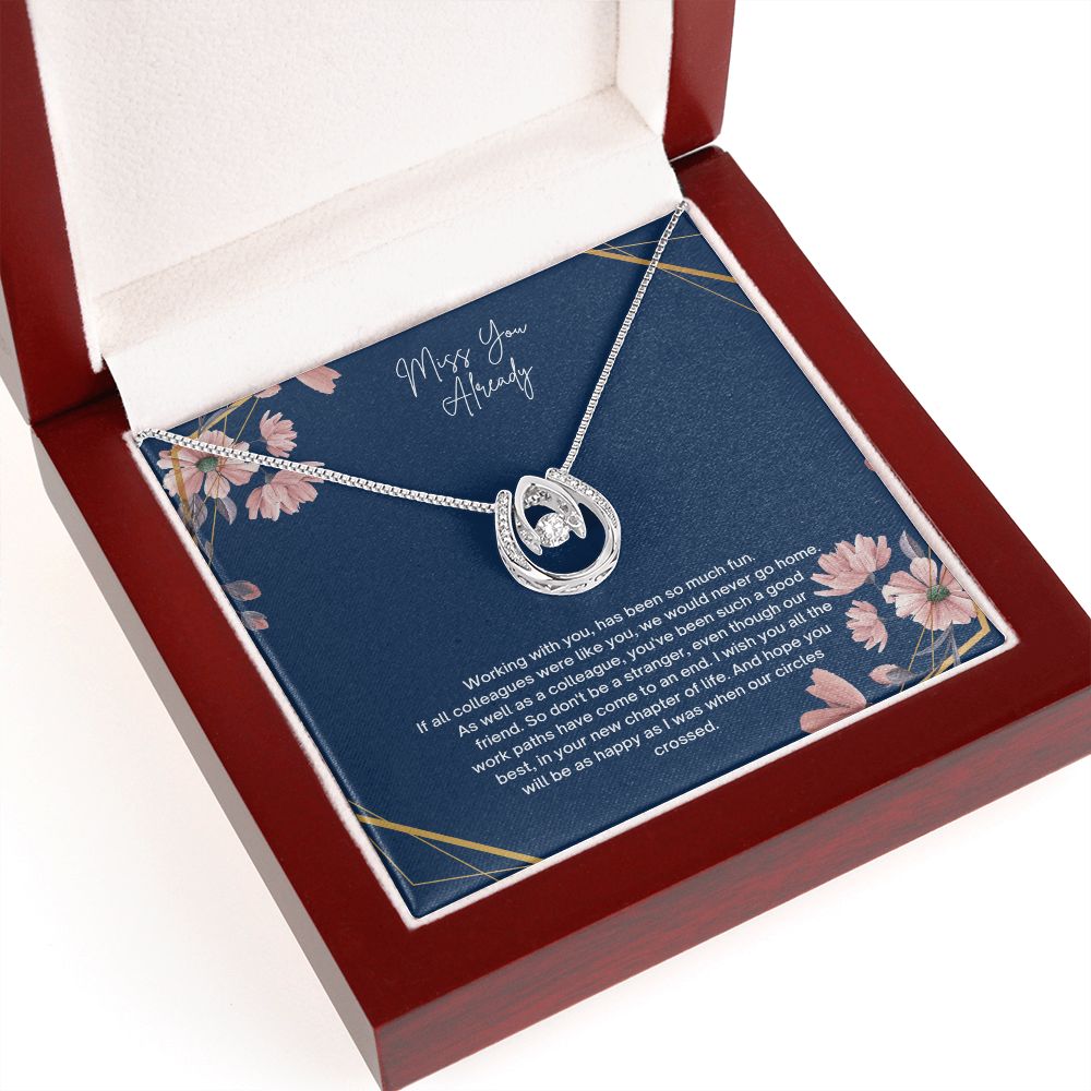 Miss you already colleague Necklace