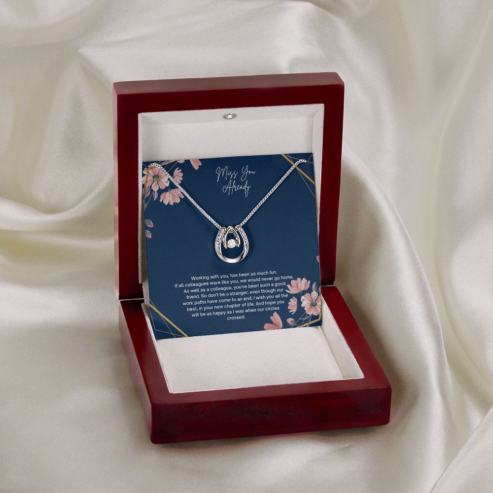 Miss you already colleague Necklace