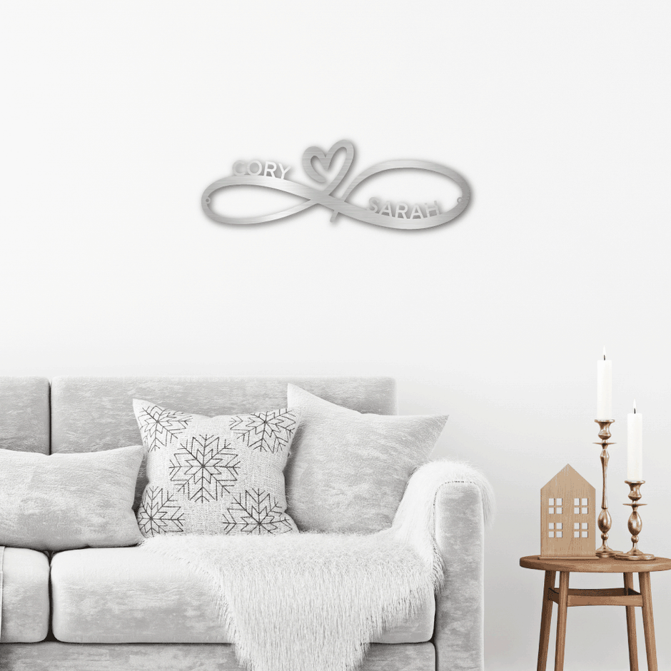 The Gift Message, Couples Personalised  Wall art