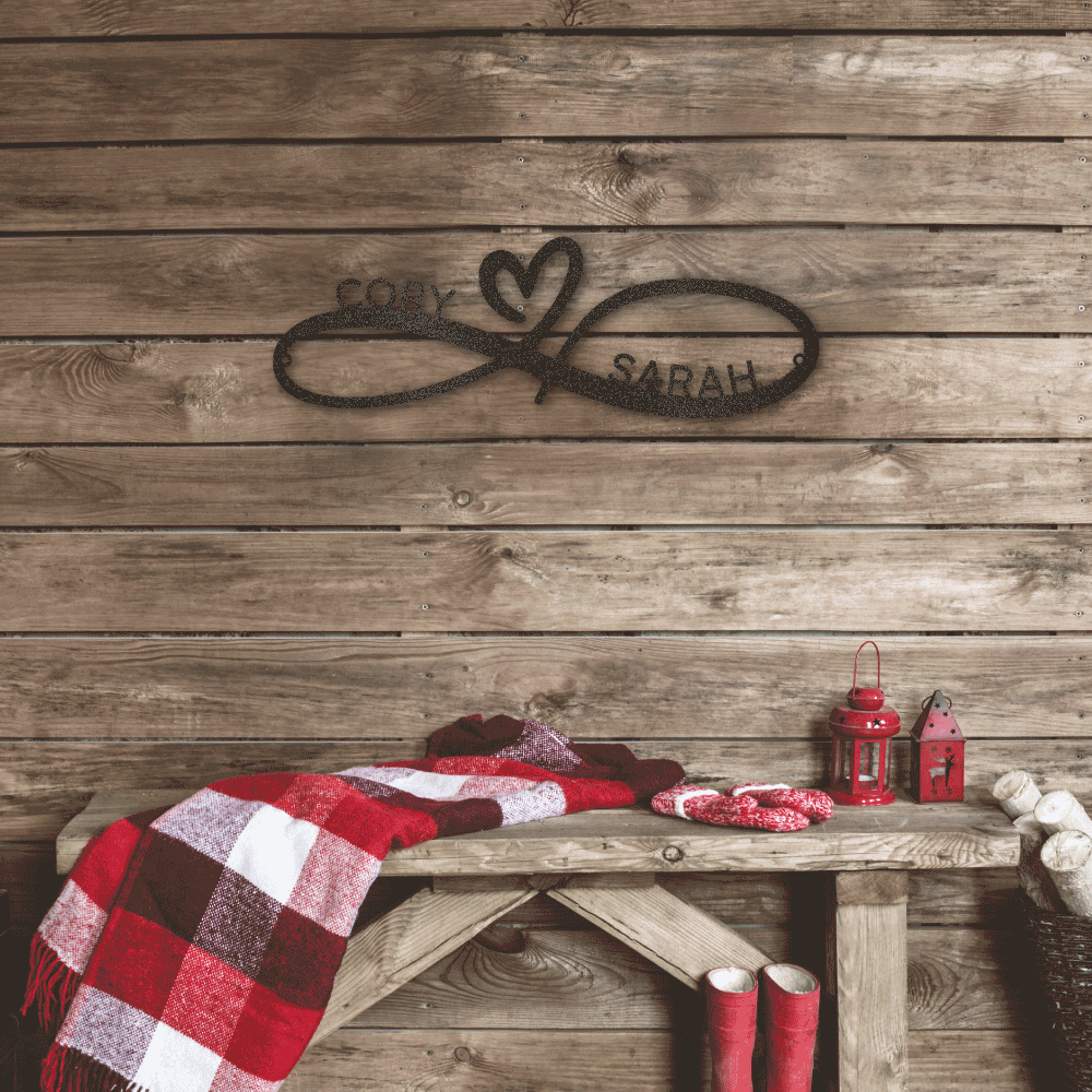The Gift Message, Couples Personalised  Wall art