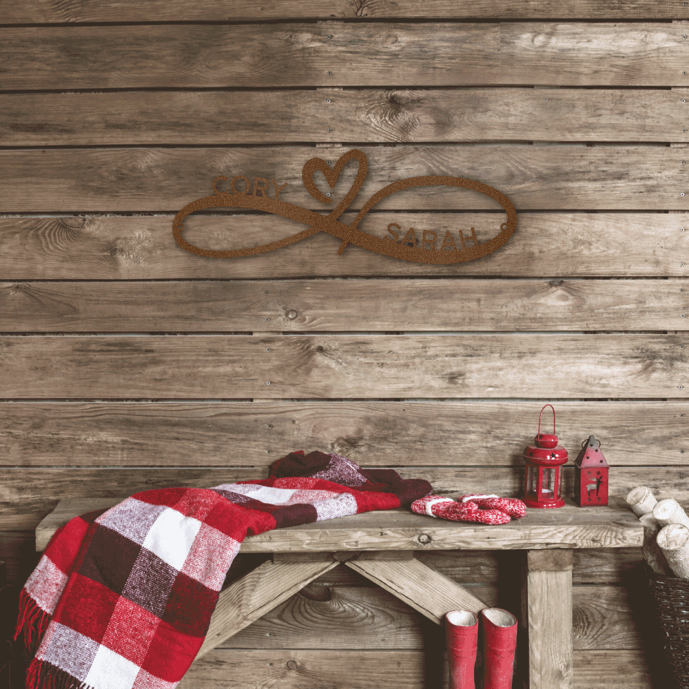 The Gift Message, Couples Personalised  Wall art