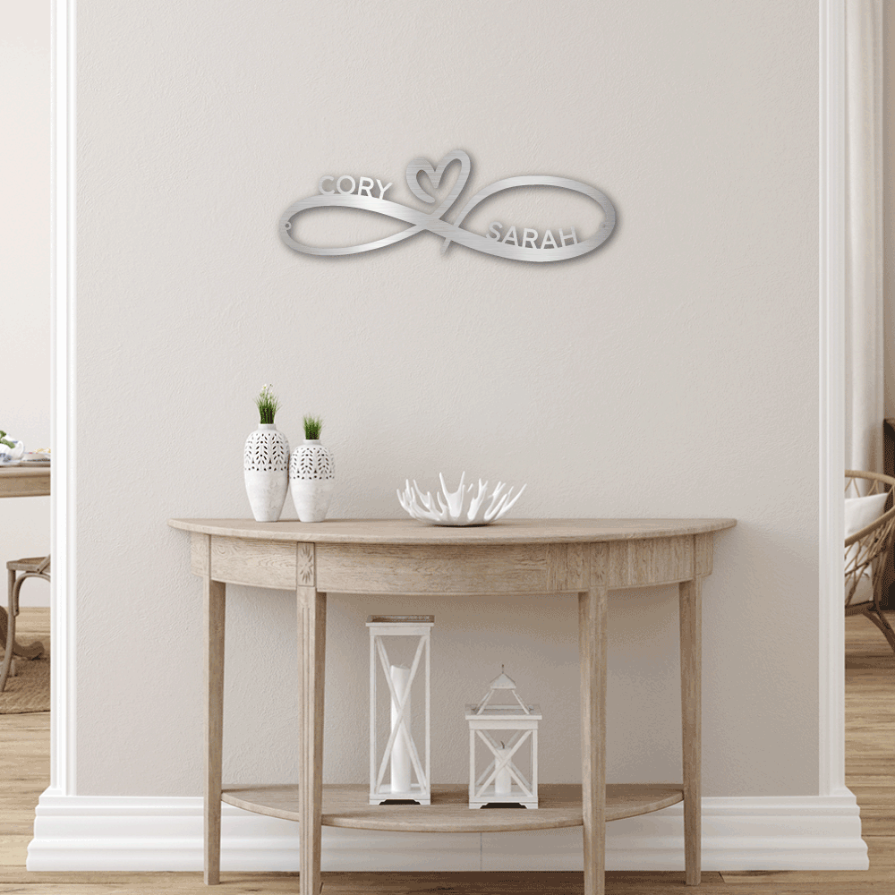 The Gift Message, Couples Personalised  Wall art