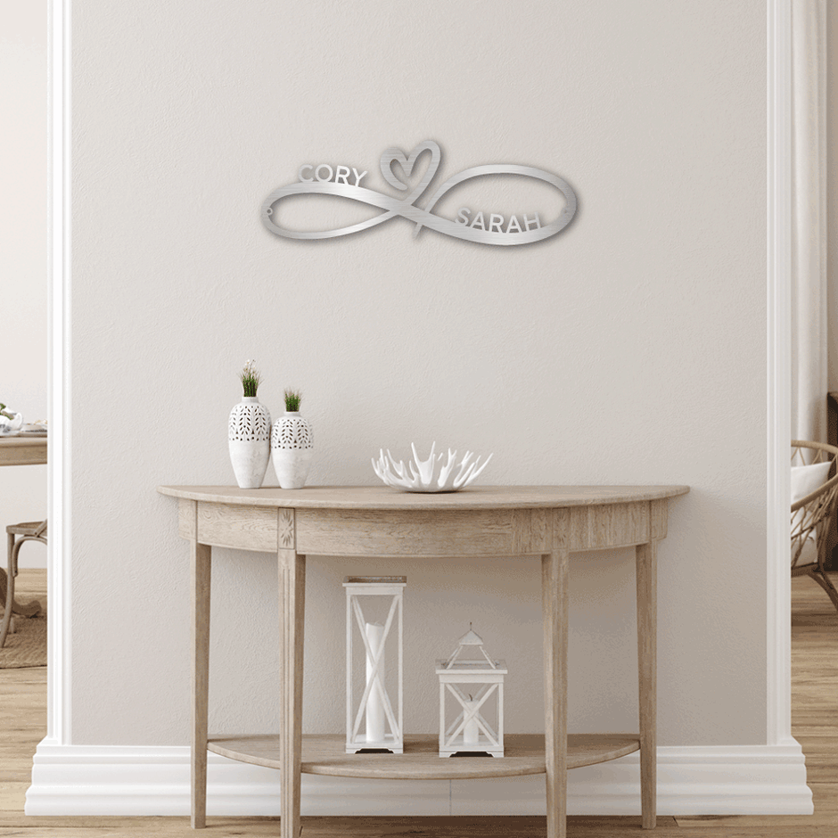 The Gift Message, Couples Personalised  Wall art