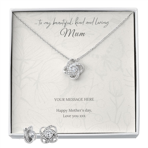 Custom Mothers Day Gift Message Pendant