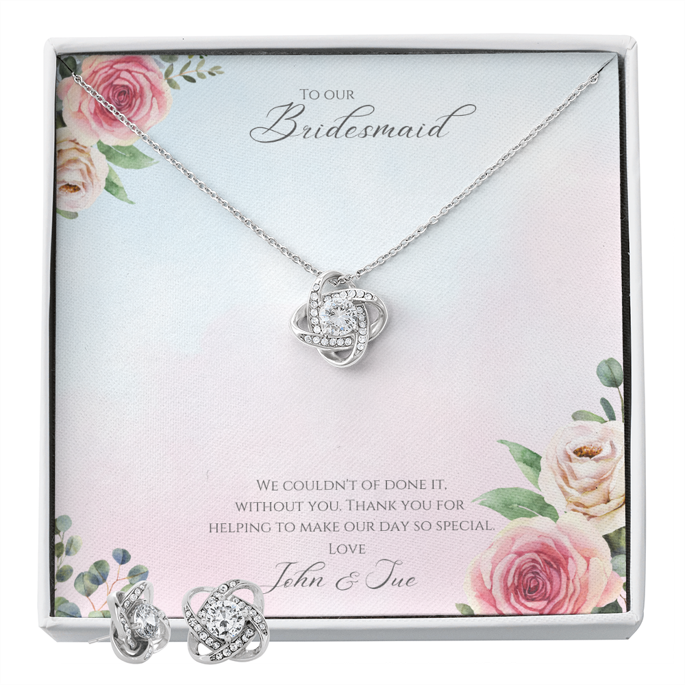 Laurette Bridesmaid and Earrings set