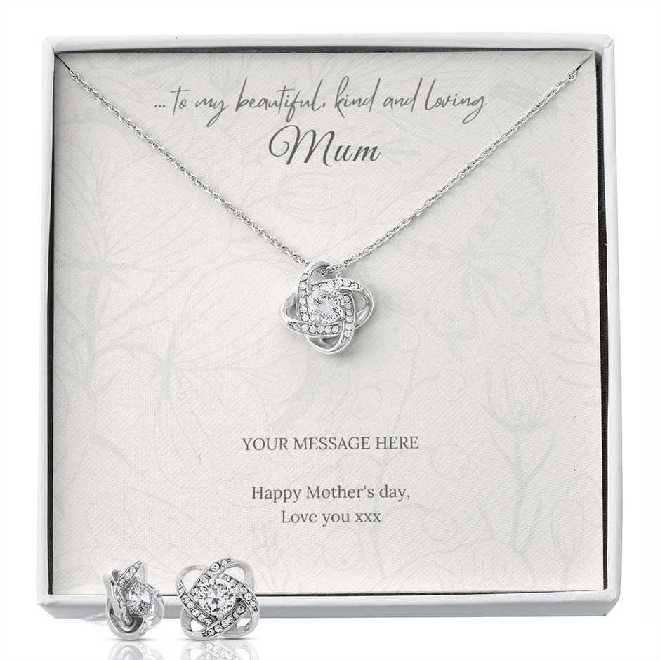 Custom Mothers Day Gift Message Pendant