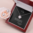 Date night to my wife necklace and earring gift