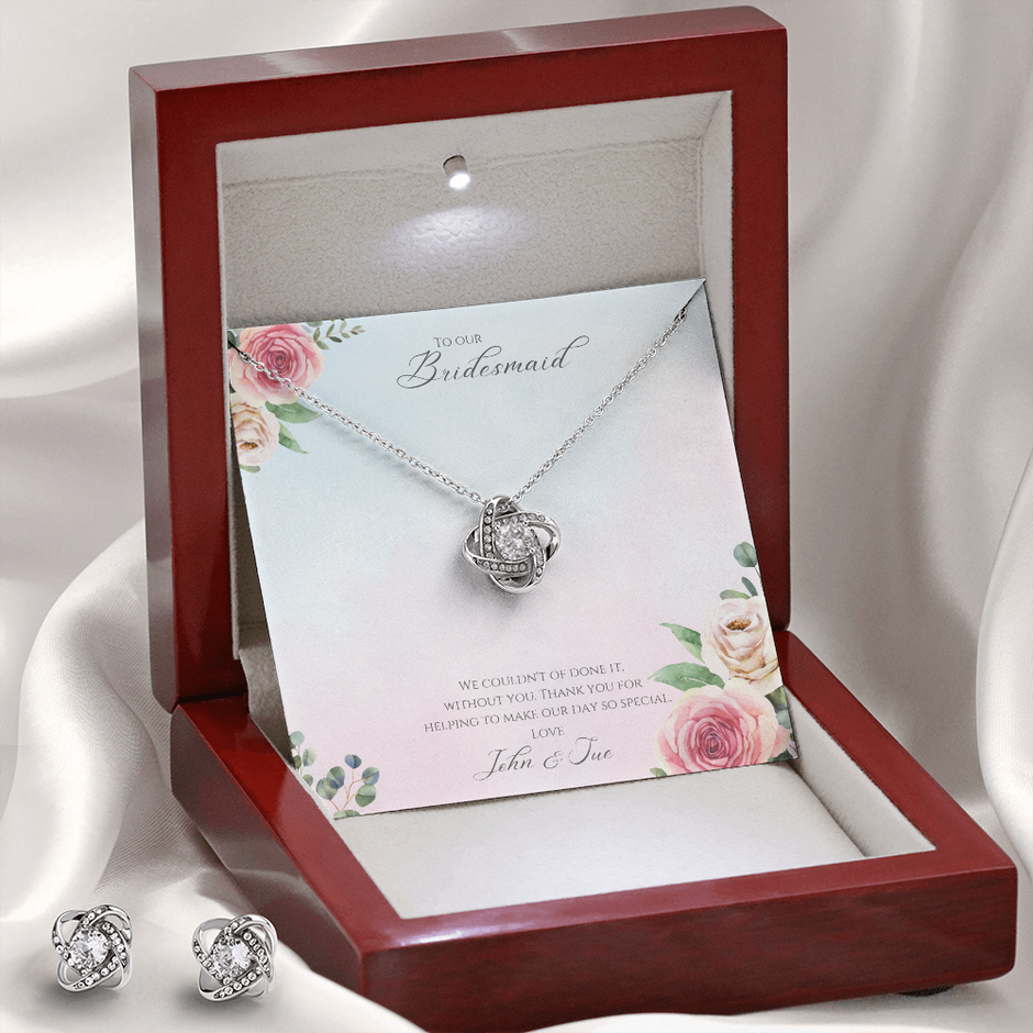 Laurette Bridesmaid and Earrings set