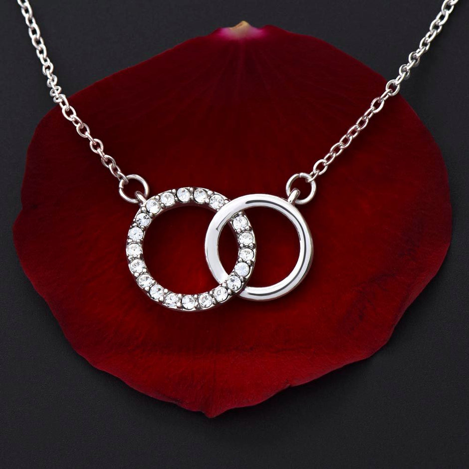 New Beginings Circle necklace gift, Friendship gift, Eternity necklace, BFF message necklace