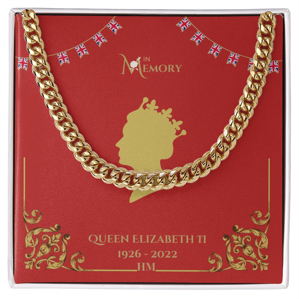 HM Queen Elizabeth II Keepsake Curb Chain