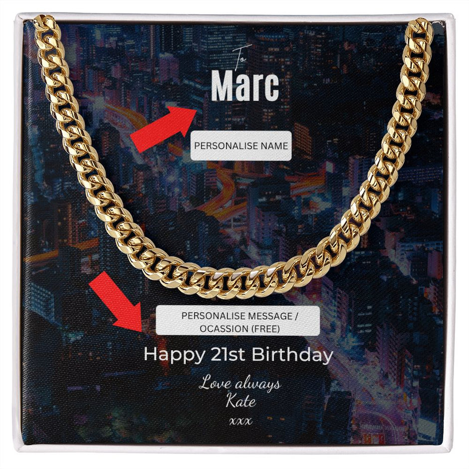 Flat weave Curb Chain