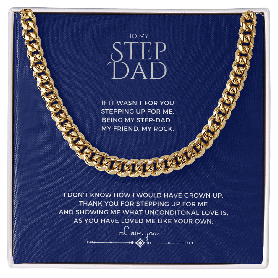 STEP FATHERS CURB CHAIN GIFT