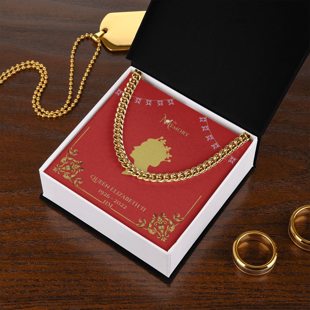 HM Queen Elizabeth II Keepsake Curb Chain