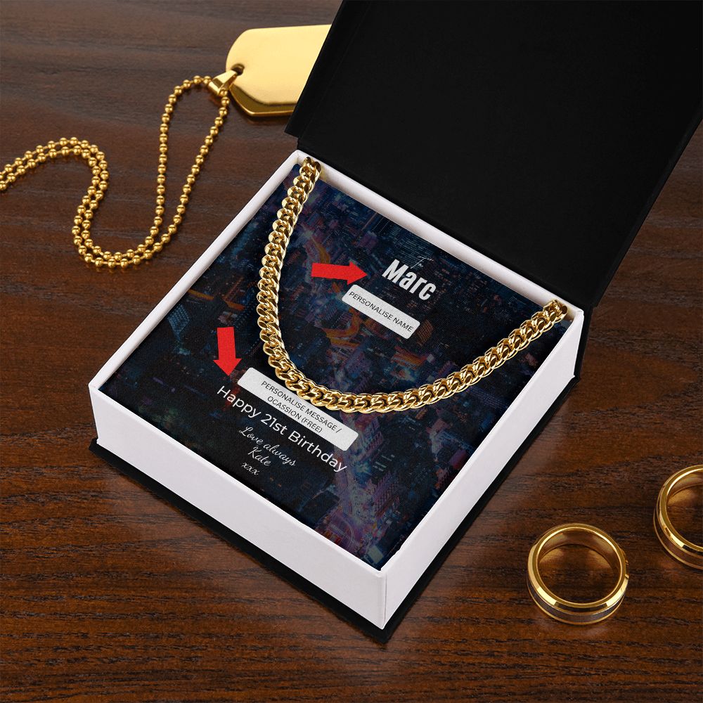 Flat weave Curb Chain