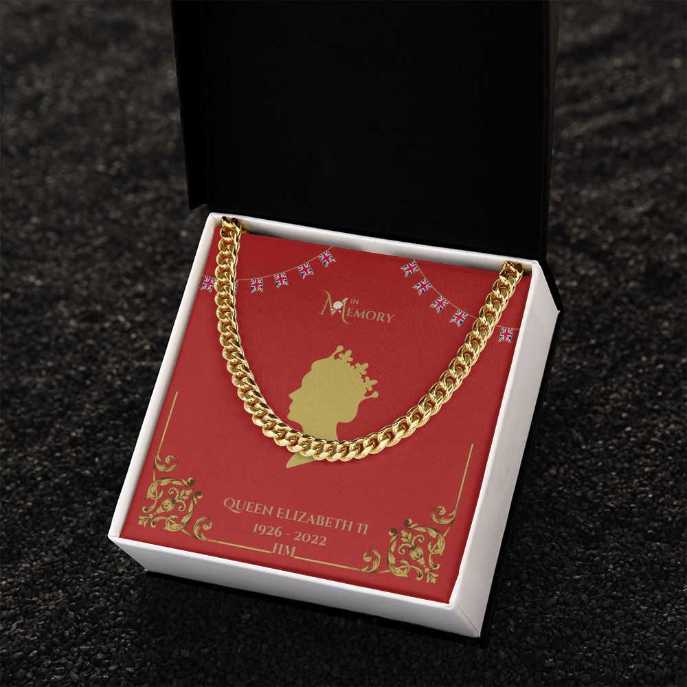 HM Queen Elizabeth II Keepsake Curb Chain