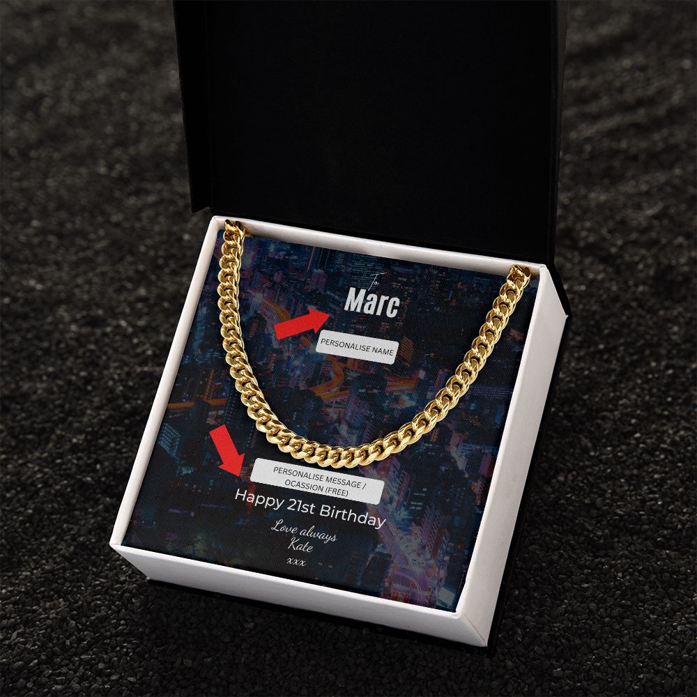 Flat weave Curb Chain