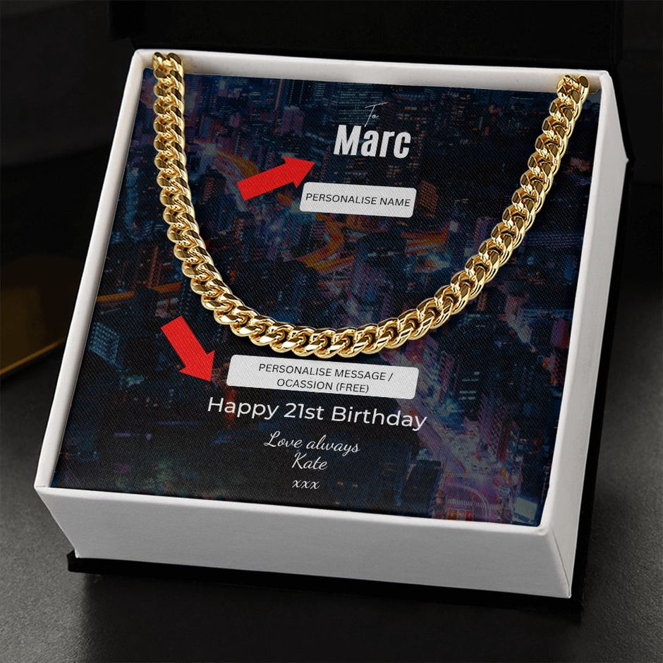 Flat weave Curb Chain