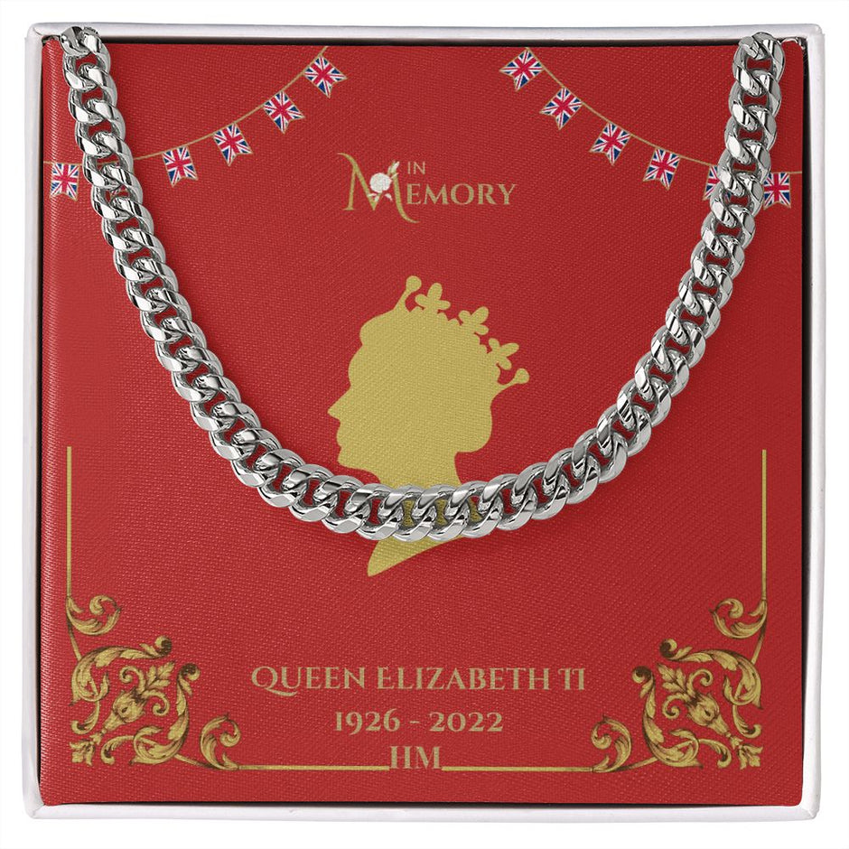 HM Queen Elizabeth II Keepsake Curb Chain