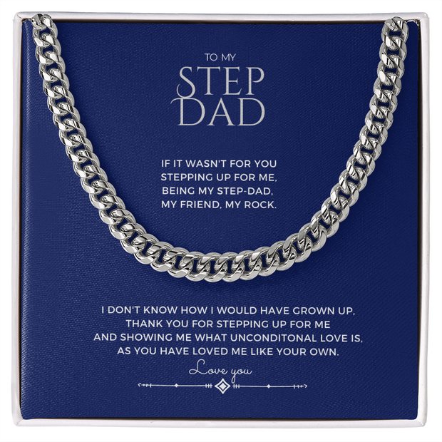 STEP FATHERS CURB CHAIN GIFT