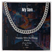 My sons 18th Birthday Curb Chain