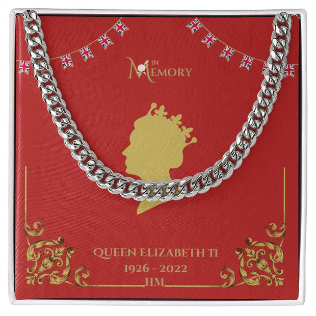 HM Queen Elizabeth II Keepsake Curb Chain