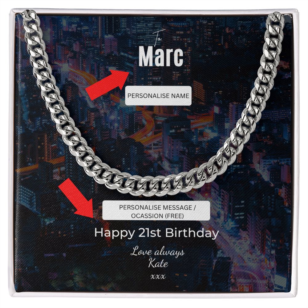 Flat weave Curb Chain